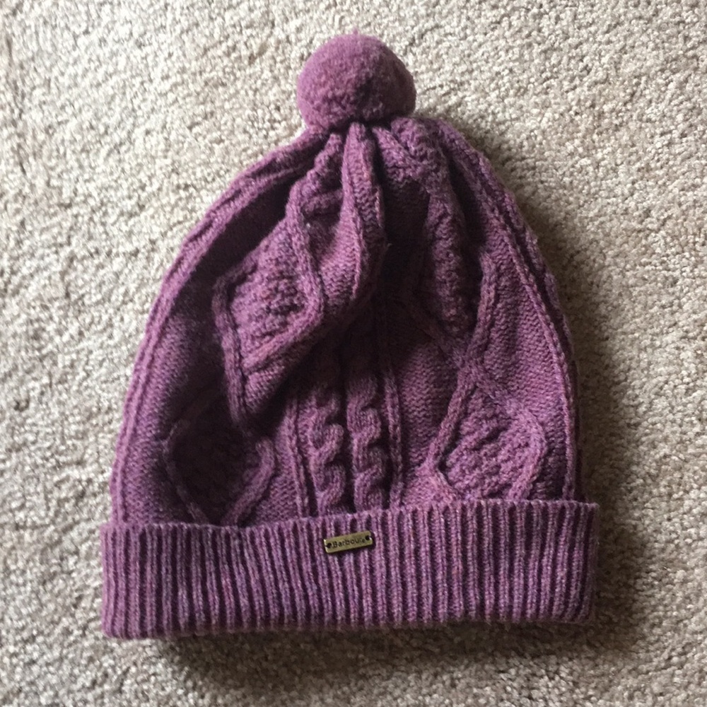 Purple wool hat